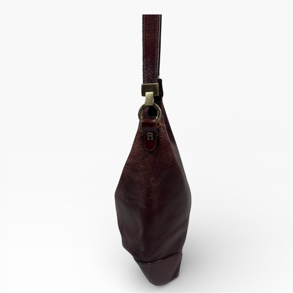 Etienne Aigner Deep Burgundy Hobo Bag - Picture 3 of 6